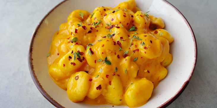 Gnocchi s dýňovou omáčkou