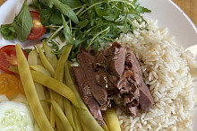 Prsíčka z divoké kachny sous-vide