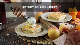 Křehký koláč s jablky