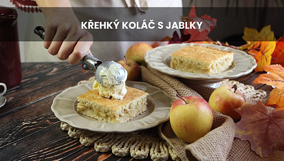 Křehký koláč s jablky