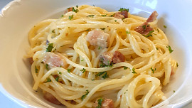 Rychlé carbonara špagety