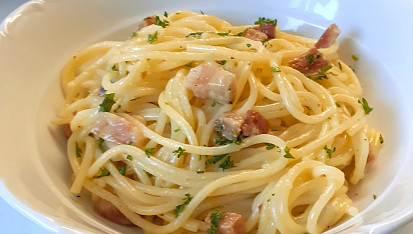 Rychlé carbonara špagety