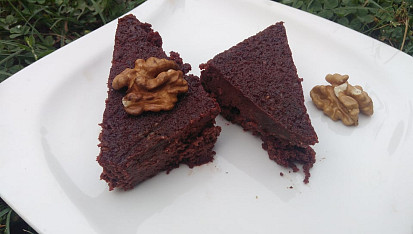 Brownies s červenou řepou