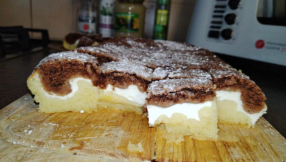 Dvoubarevný koláč