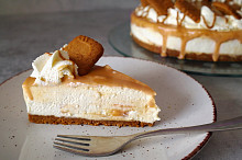 Nepečený Lotus cheesecake s tvarohem