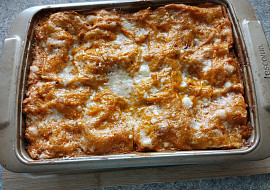 Lasagne s dýňovou omáčkou