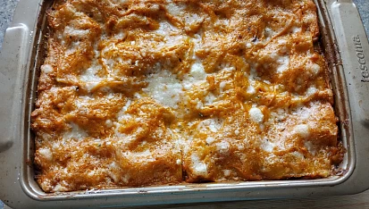 Lasagne s dýňovou omáčkou