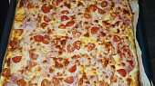 Pizza z cottage placky pro děti, Hotová pizza