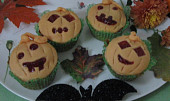 Halloweenské muffiny s marcipánem