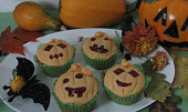 Halloweenské muffiny s marcipánem