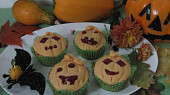 Halloweenské muffiny s marcipánem