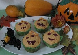 Halloweenské muffiny s marcipánem