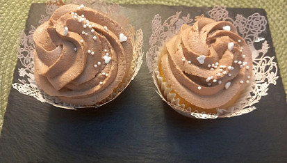 Vanilkové cupcakes s Pikao krémem