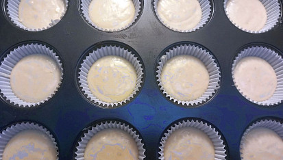 Vanilkové cupcakes s Pikao krémem
