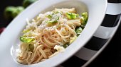 Aglio olio s růžičkovou kapustou