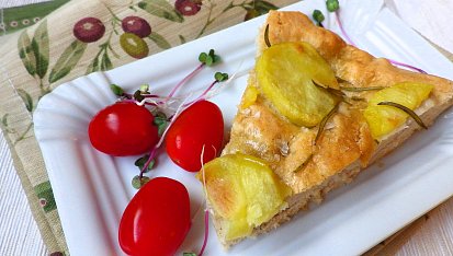 Bramborová focaccia