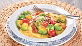Polenta s kapustičkami