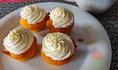 Dýňové cupcakes s krémem z mascarpone