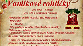 Vanilkové rohlíčky a bábovičky paní Rychnovské