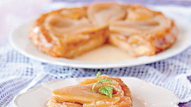 Hruškovo-jablečný tarte tatin