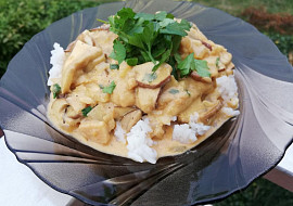 Houbový stroganoff