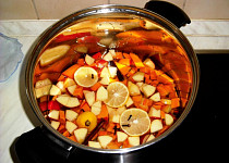 Výborný a lehký dýňový kompot s jablky