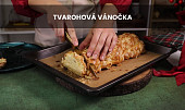 Tvarohová vánočka