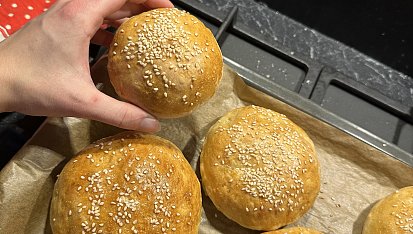 Jednoduché burger bulky
