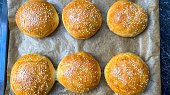 Jednoduché burger bulky
