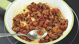 Knedlíky plněné směsí z mletého masa