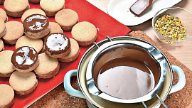 Mandlové išelské dortíčky