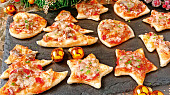 Vánoční minipizzy