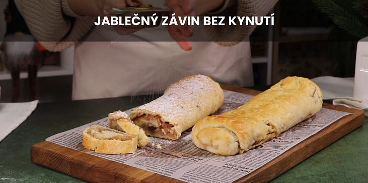 Jablečný závin bez kynutí