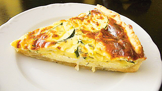 Domácí quiche