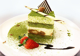 Matcha-tea tiramisu