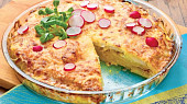 Kedlubnovo-bramborový gratin