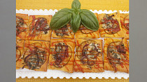 Mini pizza s hruškou