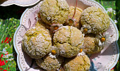 Matcha crinkles sušenky