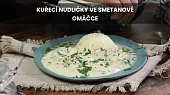 Kuřecí nudličky ve smetanové omáčce