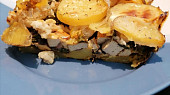 Brambory zapečené s kadeřávkem a tofu