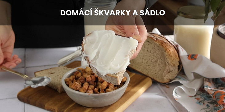 Domácí škvarky a sádlo