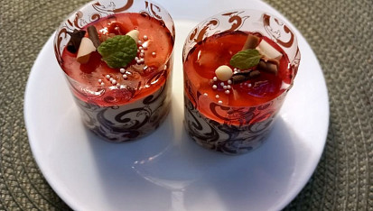 Mini dortíky s panna cottou a želé