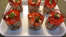 Mini dortíky s panna cottou a želé