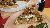 Quiche s houbami