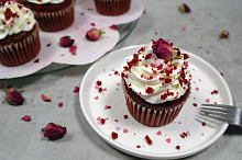 Sametové red velvet dortíky