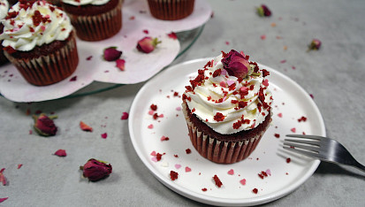 Sametové red velvet dortíky, Sametové red velvet dortíky