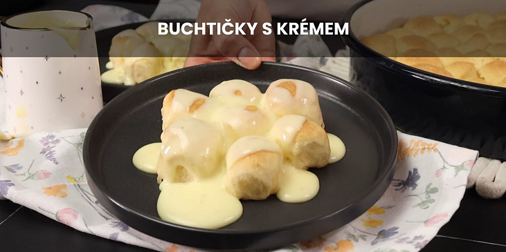 Buchtičky s krémem