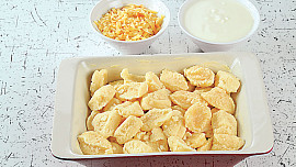 Odpalované noky zapečené se sýrem