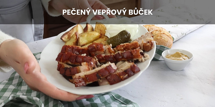 Pečený vepřový bůček