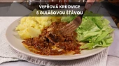Vepřová krkovice s gulášovou šťávou